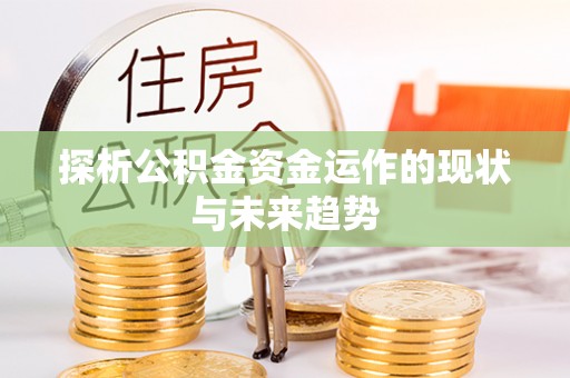 安康探析公积金资金运作的现状与未来趋势